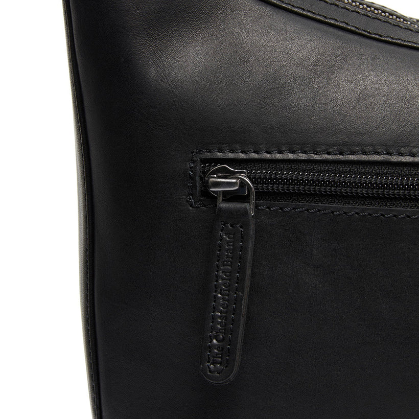 Moneva Full-Grain Leather Shoulder Bag pour Femme