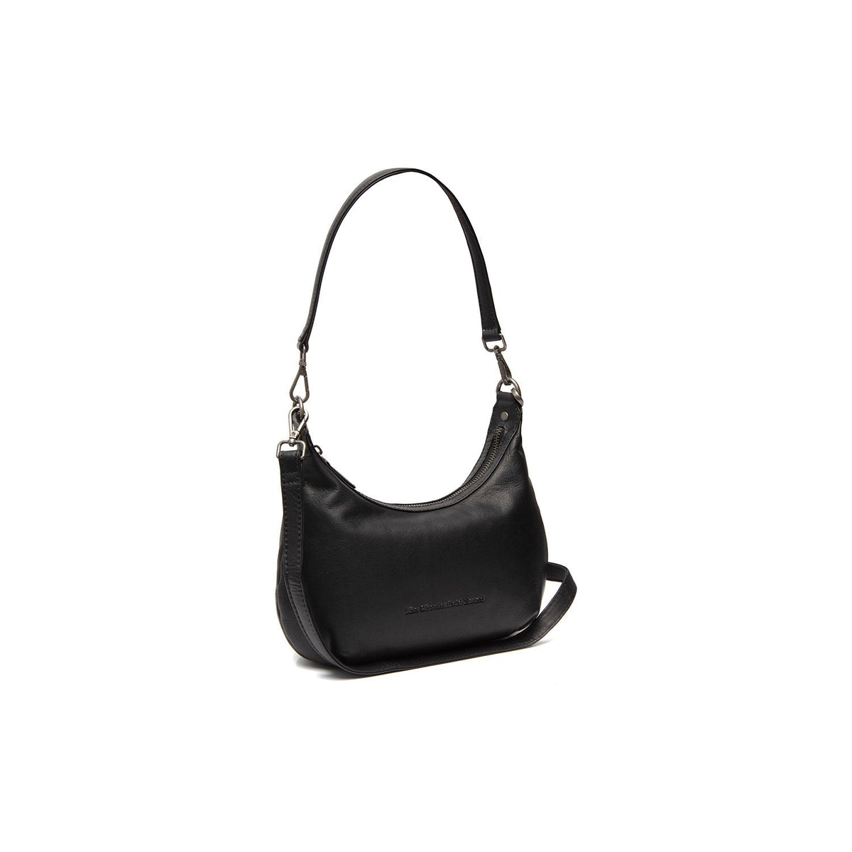 Nancy Full-Grain Leather Shoulder Bag pour Femme in Classic 100% Full-Grain Leather - Full Exterior Front Profile View | Acheter en ligne