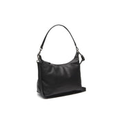 Skara Full-Grain Leather Shoulder Bag pour Femme in Classic 100% Full-Grain Leather - Full Exterior Front Profile View | Acheter en ligne