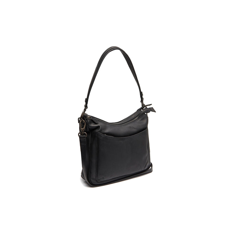 Tivra Full-Grain Leather Shoulder Bag pour Femme