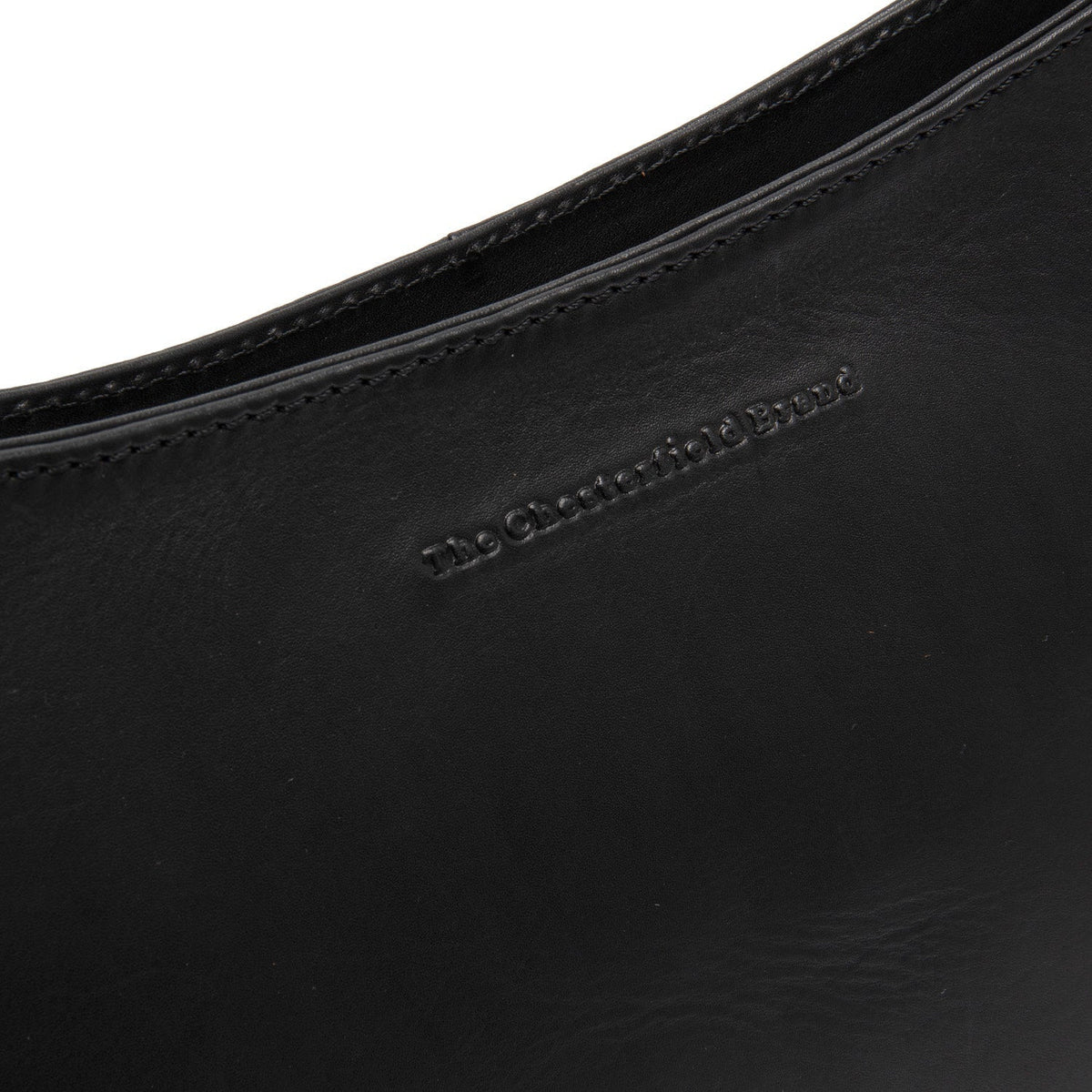Solid Antique Brass Hardware &amp; Heavy-Duty Dual Zipper Detail on Valentano Full-Grain Leather Shoulder Bag pour Femme