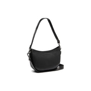 Valentano Full-Grain Leather Shoulder Bag pour Femme in Tan 100% Full-Grain Leather - Full Exterior Front Profile View | Acheter en ligne