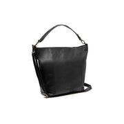 Zira Full-Grain Leather Shoulder Bag pour Femme in Classic 100% Full-Grain Leather - Full Exterior Front Profile View | Acheter en ligne
