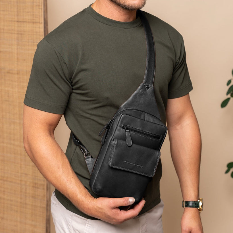 Leather Sling Bag Turelle pour Femme