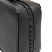 
Vue détaillée of Classic Collar & Heavy-Duty Zipper Hardware on Leather Tech-Organizer Ardan pour Femme pour Femme
