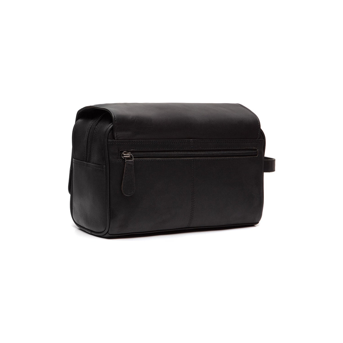 
Tailored Rib Cuffs & Hem Craftsmanship Construction Detail on Rosario Trousse de toilette en cuir pleine fleur