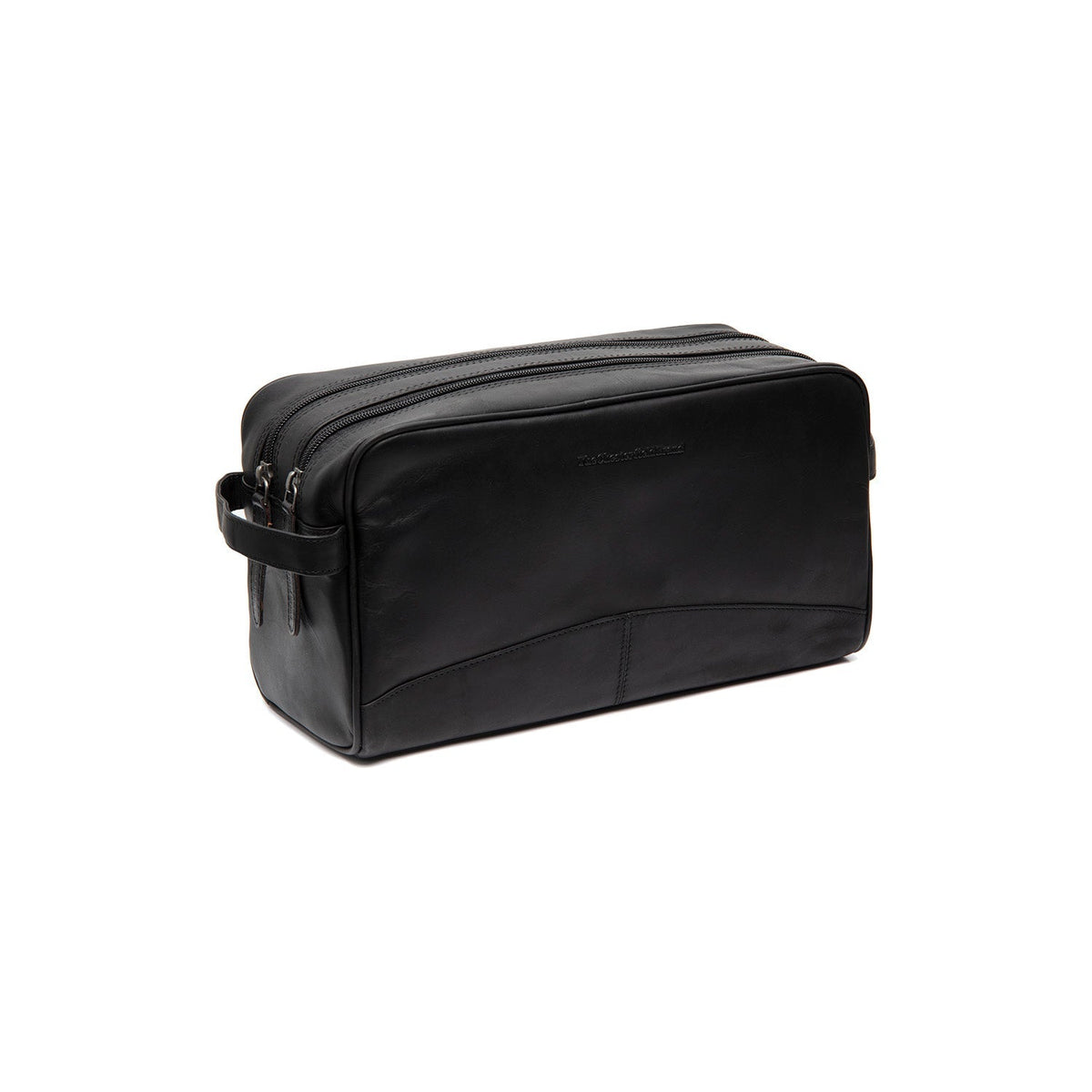 Stefan Full-Grain Leather Toiletry Bag pour Femme in Classic 100% Full-Grain Leather - Vue de face &amp; silhouette ajustée | Acheter en ligne