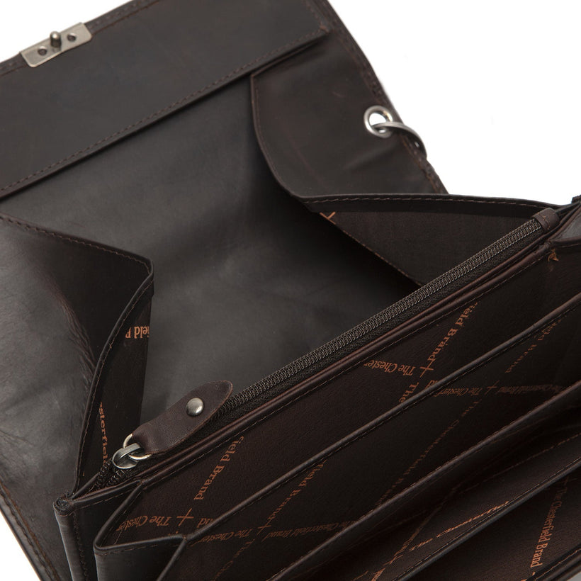 Bora Full-Grain Leather Waiter Wallet pour Femme