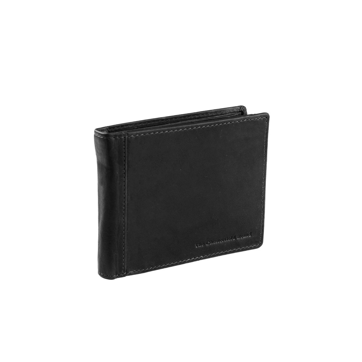 Alvina Full-Grain Portefeuille en Cuir pour Homme in Classic 100% Full-Grain Leather - Full Exterior Front Profile View | Acheter en ligne