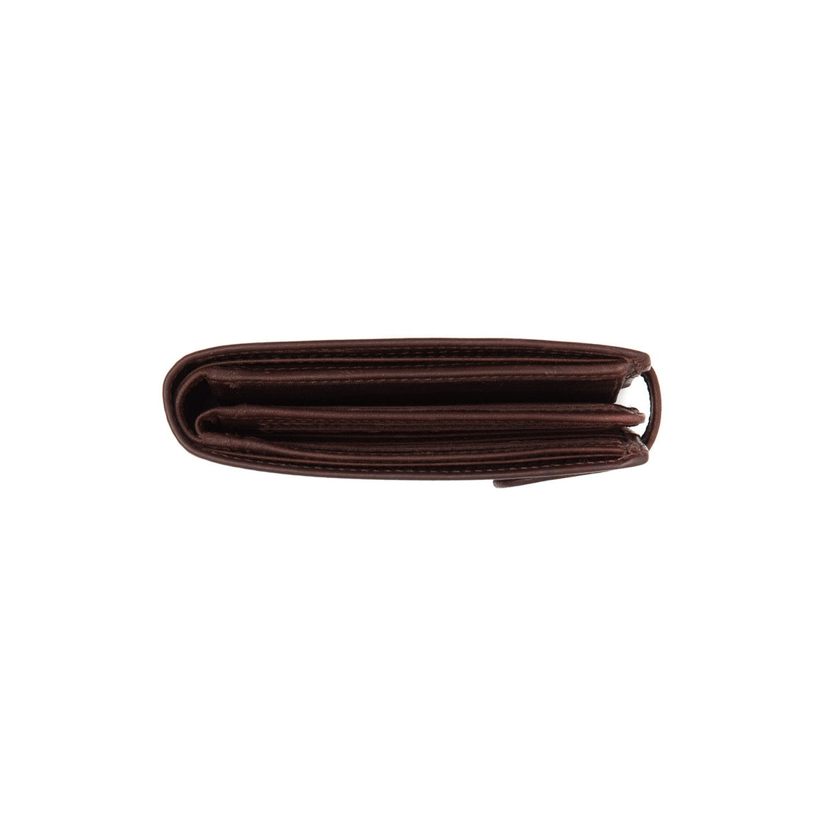 Brown Leather Wallet Curtis, detail view 5