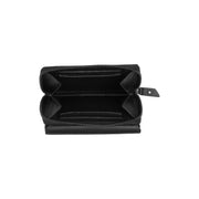Classic 100% Full-Grain leather Wallet - Rear Perspective Showing Reinforced Leather Straps &amp; Stitching