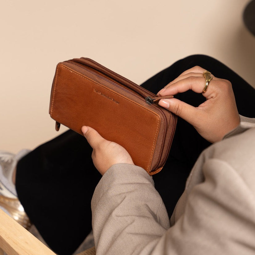 Hadley Full-Grain Portefeuille en Cuir pour Femme – Vue produit alternative 2