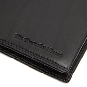 Solid Antique Brass Hardware &amp; Heavy-Duty Dual Zipper Detail on Hanson Full-Grain Portefeuille en Cuir pour Homme