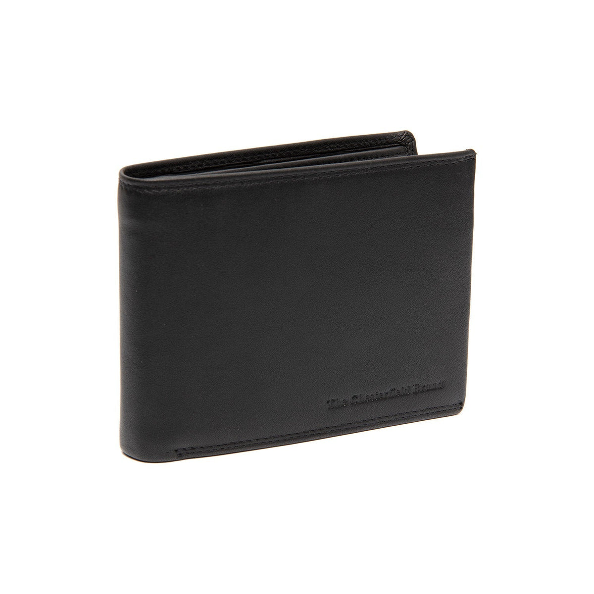 Hendrick Full-Grain Portefeuille en Cuir pour Homme in Classic 100% Full-Grain Leather - Full Exterior Front Profile View | Acheter en ligne