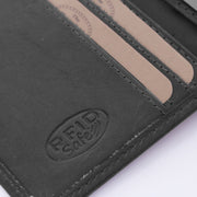 Solid Antique Brass Hardware &amp; Heavy-Duty Dual Zipper Detail on Hereford Full-Grain Portefeuille en Cuir pour Homme