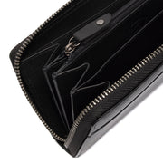 
Classic 100% Full-Grain leather Wallet - Perspective arrière montrant les bretelles en cuir renforcées