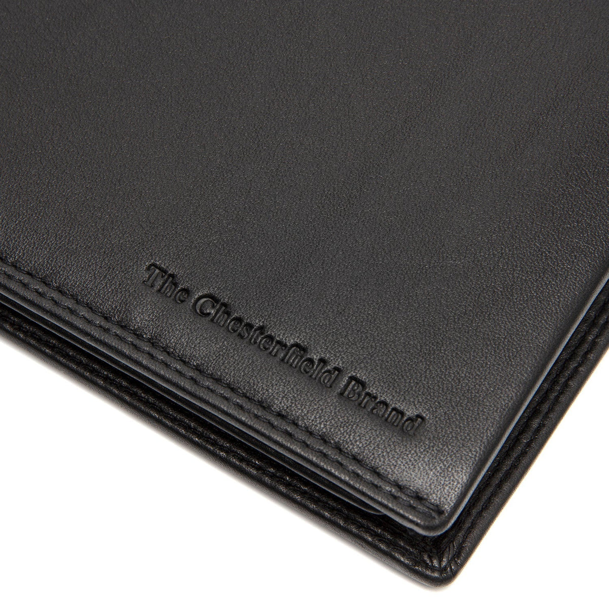 Solid Antique Brass Hardware &amp; Heavy-Duty Dual Zipper Detail on Lynnwood Full-Grain Portefeuille en Cuir pour Homme