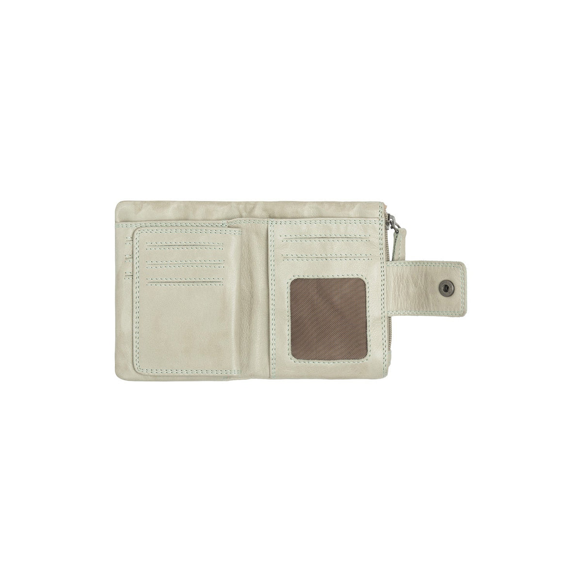 Mavona Full-Grain Portefeuille en Cuir pour Femme – Vue produit alternative 2