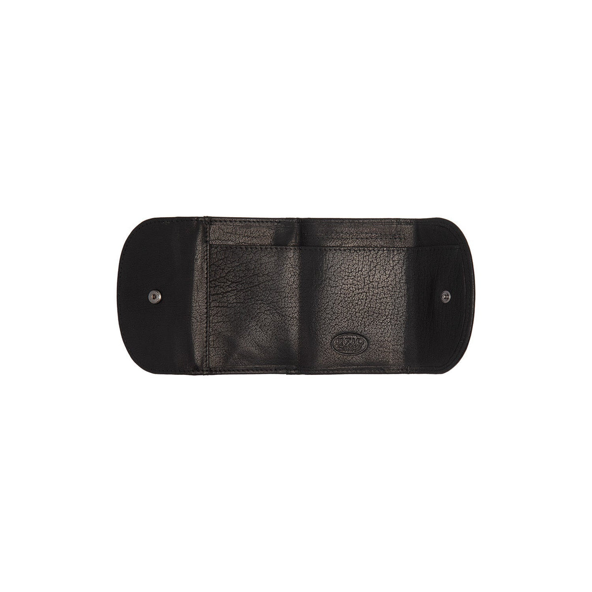 Newton Full-Grain Portefeuille en Cuir pour Femme - Structured Side Profile Showing Gusset Depth &amp; Expansion Capacity