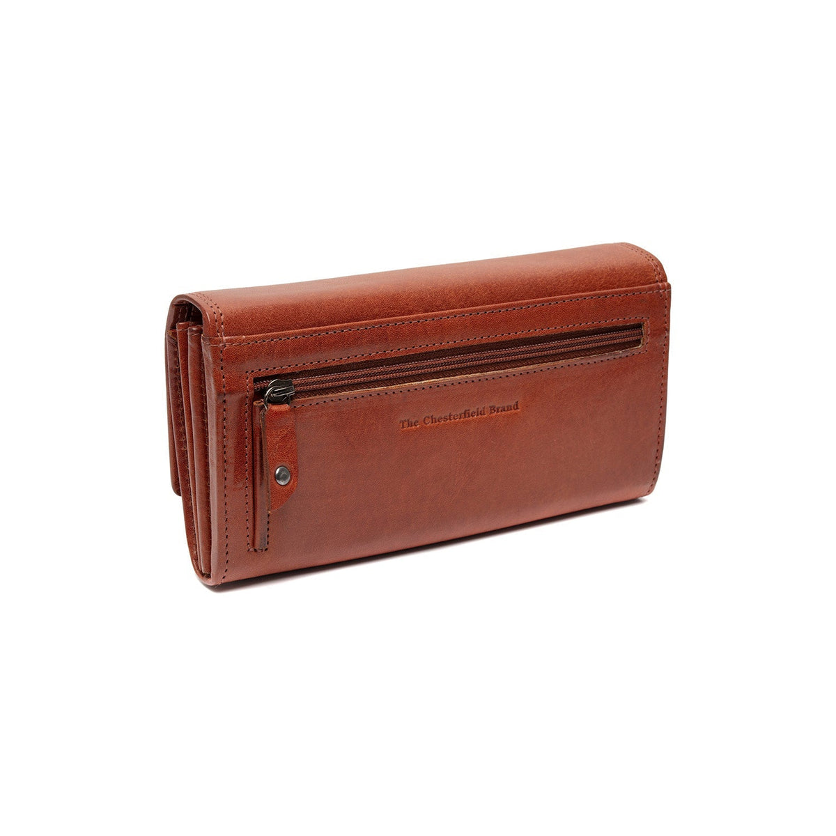 Cognac Leather Wallet Rivalto, detail view 6