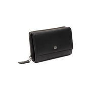 Salviano Full-Grain Portefeuille en Cuir pour Femme in Classic 100% Full-Grain Leather - Full Exterior Front Profile View | Acheter en ligne
