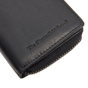 Sionel Full-Grain Portefeuille en Cuir pour Femme - Structured Side Profile Showing Gusset Depth &amp; Expansion Capacity
