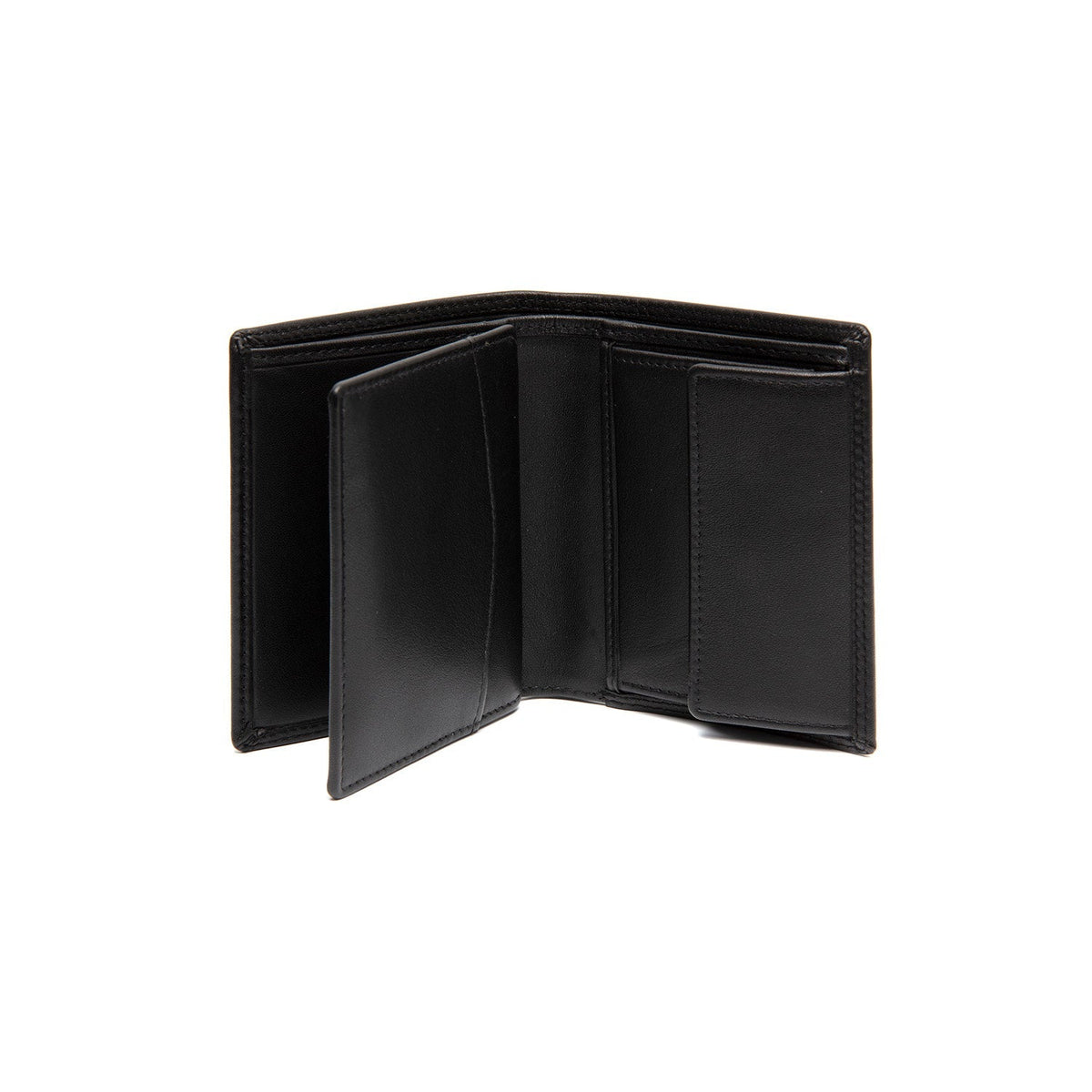 
Classic 100% Full-Grain leather Wallet - Perspective arrière montrant les bretelles en cuir renforcées