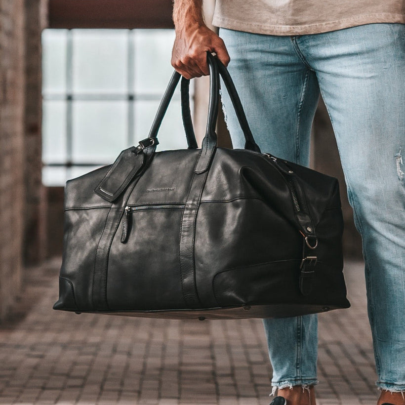 Portsmouth Full-Grain Leather Weekender Bag pour Femme