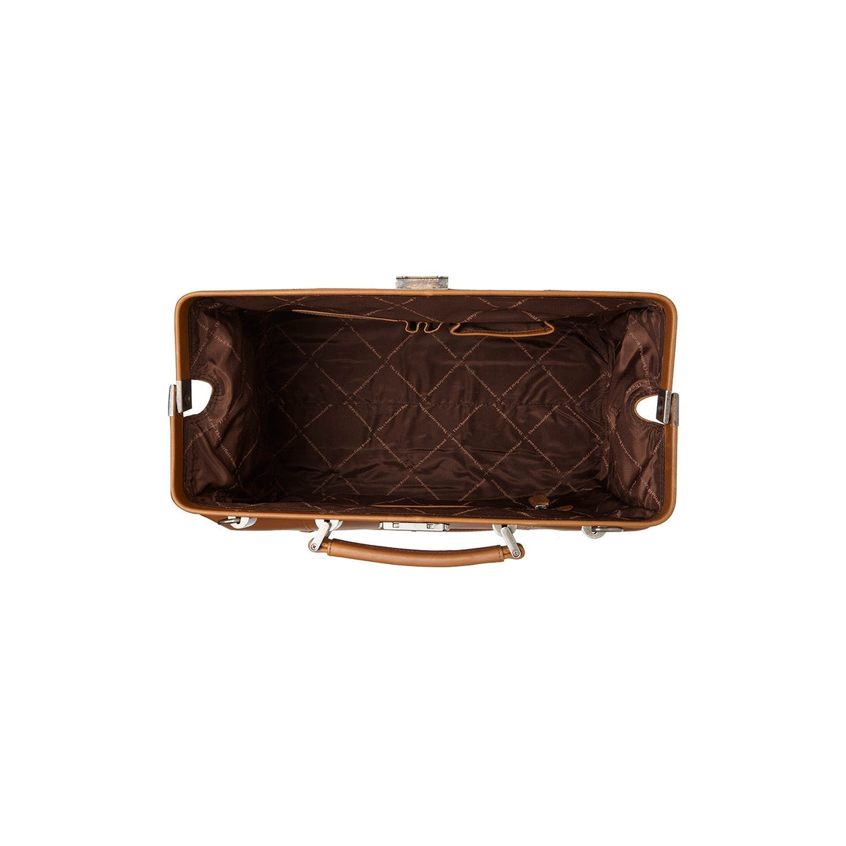 Solid Antique Brass Hardware &amp; Heavy-Duty Dual Zipper Detail on Texel Full-Grain Leather Weekender Bag pour Femme