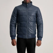 Lucas Blouson Bomber en Cuir pour Homme – Vue produit alternative 4