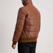 Lucas Blouson Bomber en Cuir pour Homme – Vue produit alternative 5