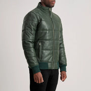 Lucas Blouson Bomber en Cuir pour Homme – Vue produit alternative 2