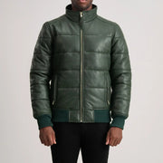 Lucas Blouson Bomber en Cuir pour Homme – Vue produit alternative 4