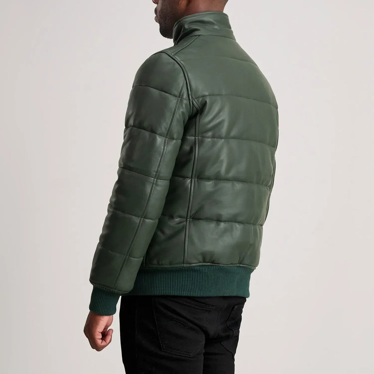 Lucas Blouson Bomber en Cuir pour Homme – Vue produit alternative 5