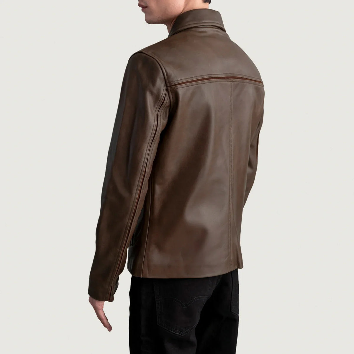 Mystical Veste en Cuir pour Homme – Vue produit alternative 6