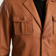 
Ray Cutler Veste en Cuir pour Homme – alternate product view 6