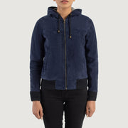 
Rebella Hooded Blouson Bombardier en Cuir pour Femme – alternate product view 4