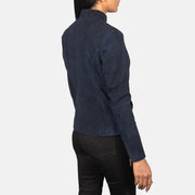 Rumella Veste Motard en Cuir pour Femme – Vue produit alternative 5