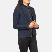 Rumella Veste Motard en Cuir pour Femme – Vue produit alternative 6