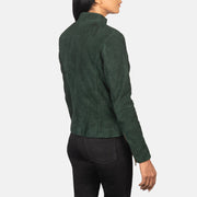 Rumella Veste Motard en Cuir pour Femme – Vue produit alternative 5