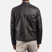 Rustic Veste Motard en Cuir pour Homme – Vue produit alternative 5