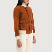 
Sasha A1 Blouson Bombardier en Cuir pour Femme – alternate product view 2