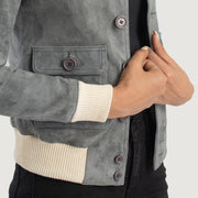 
Sasha A1 Blouson Bombardier en Cuir pour Femme – alternate product view 6