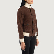 
Sasha A1 Blouson Bombardier en Cuir pour Femme – alternate product view 2