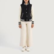 Savant Varsity Veste en Cuir pour Femme – Vue produit alternative 3