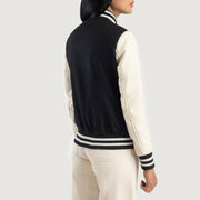 Savant Varsity Veste en Cuir pour Femme – Vue produit alternative 5