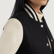Savant Varsity Veste en Cuir pour Femme – Vue produit alternative 6