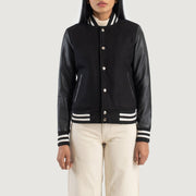 Savant Varsity Veste en Cuir pour Femme – Vue produit alternative 4