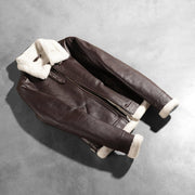Sherilyn B-3 Noir Blouson Bomber en Cuir pour Femme – Vue produit alternative 7