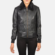 Stella G-1 Blouson Bomber en Cuir pour Femme – Vue produit alternative 4